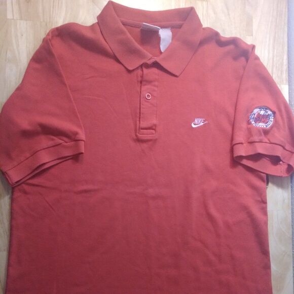 Vintage 90s Nike Logo Fred Meyer Challenge Polo Shirt - Picture 2 of 8